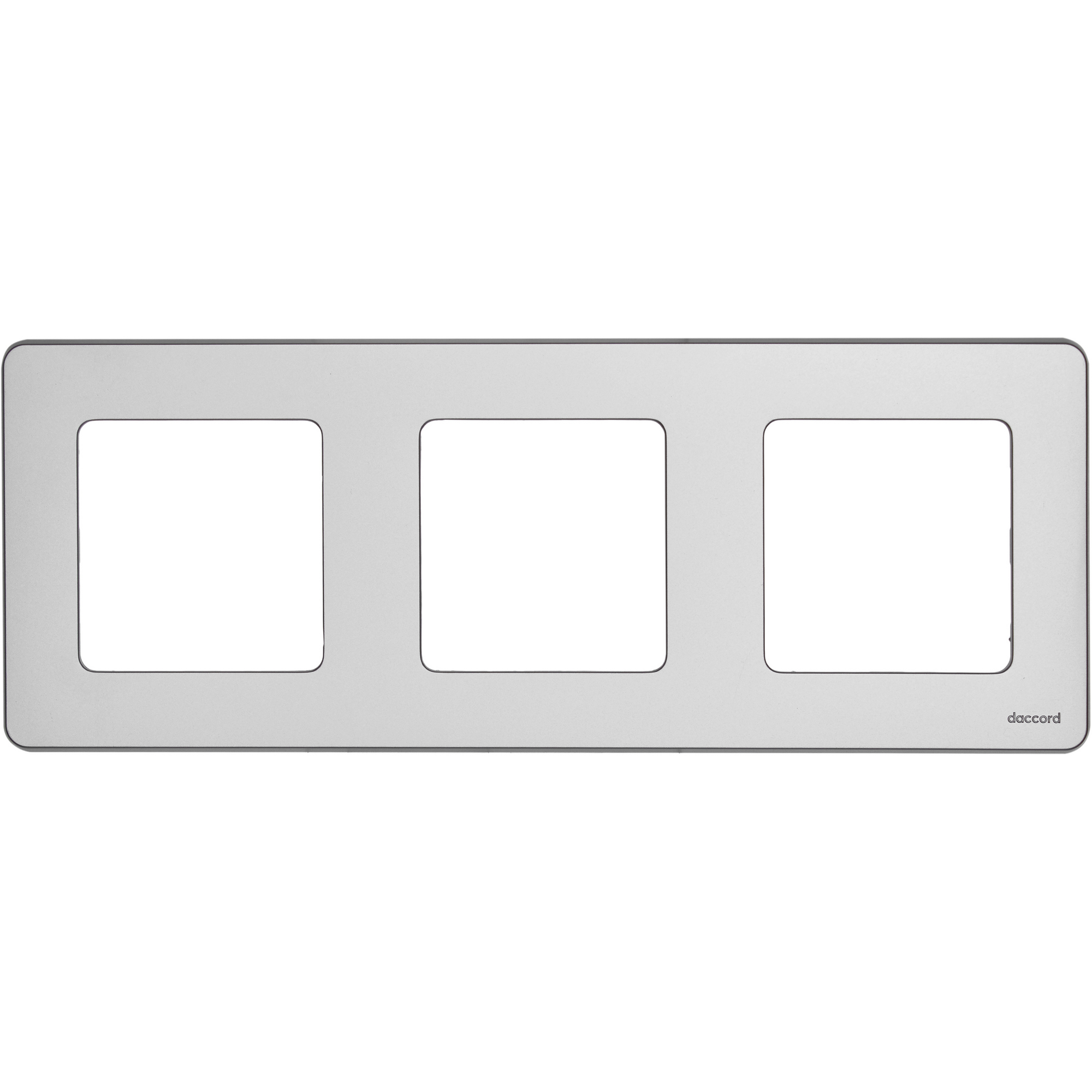 Изображение товара Legrand/Daccord Inspiria рамка 3 поста, алюминий, серый