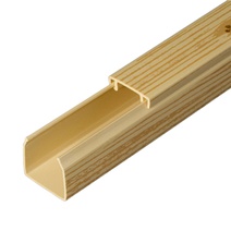 Изображение товара Промрукав  Кабель-канал сосна 2-й замок 16х16 (120м/уп)