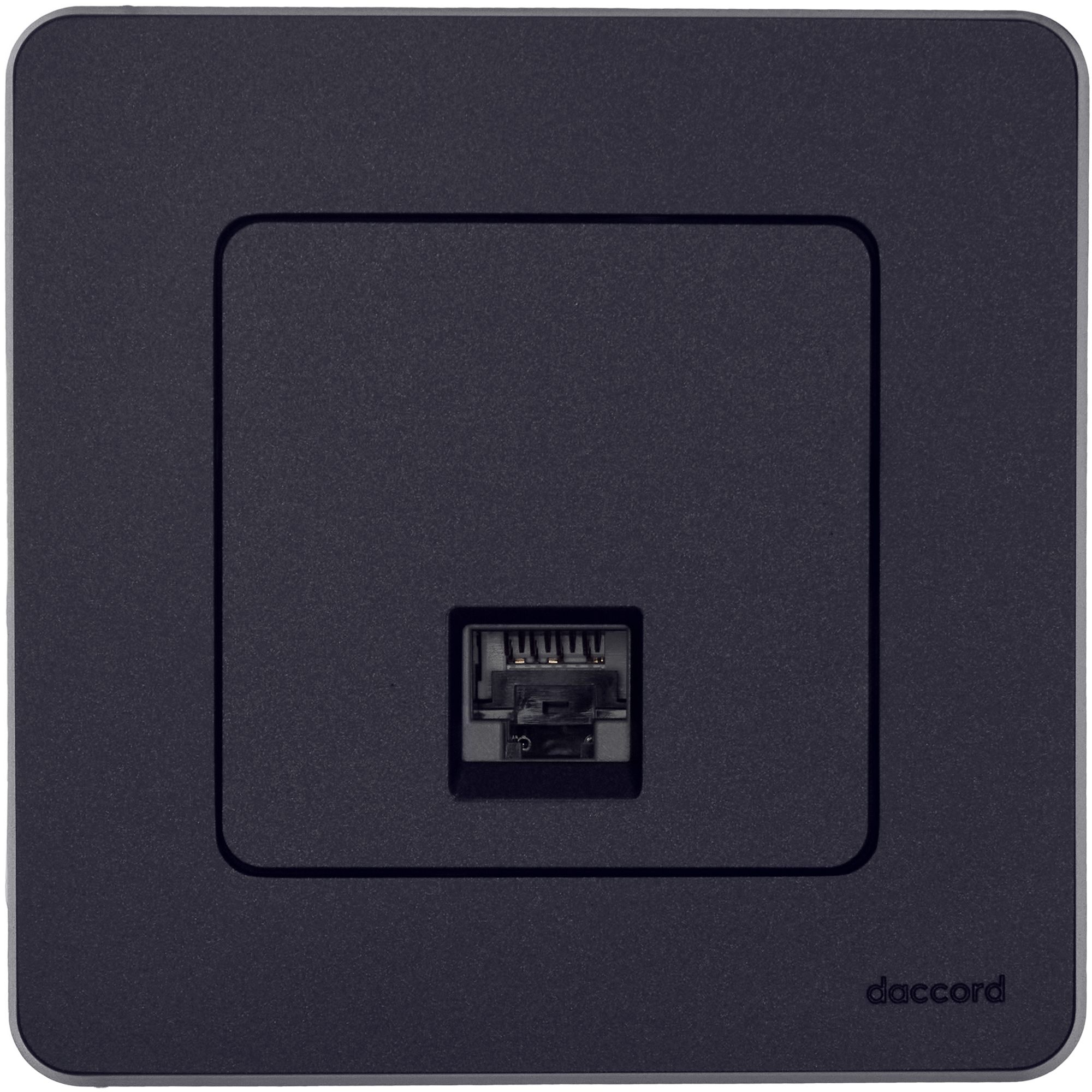 Изображение товара Legrand/Daccord Inspiria RJ45 Cat 6 UTP Антрацит