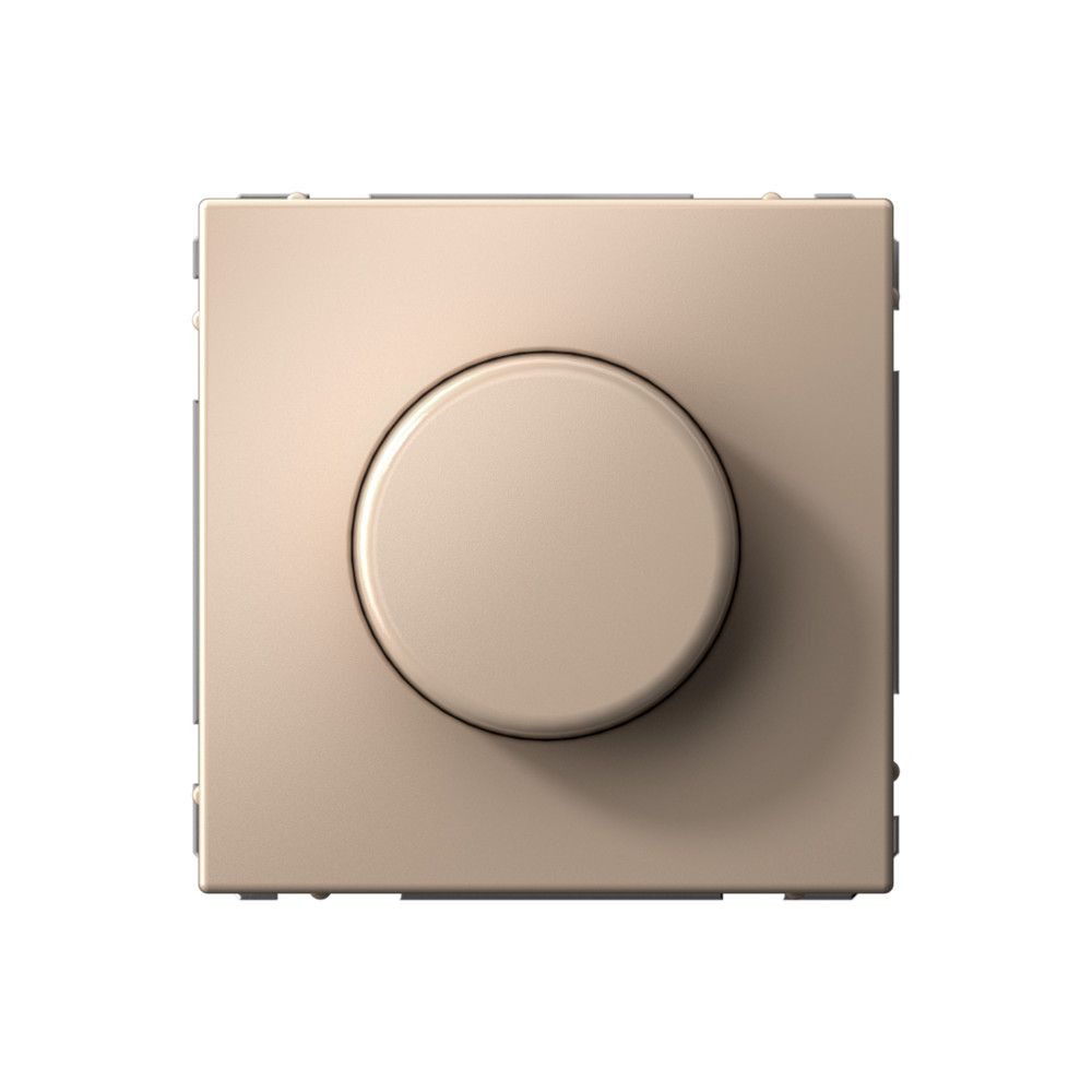 Изображение товара Systeme Electric ArtGallery Песочный Светорегулятор (диммер) повор-нажим, LED, RC, 400Вт, механизм