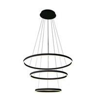 Изображение товара Kink Light 08223,19A(4000K) Подвес диммируемый Тор черный d80+60+40 h160 Led 110w (4000K)