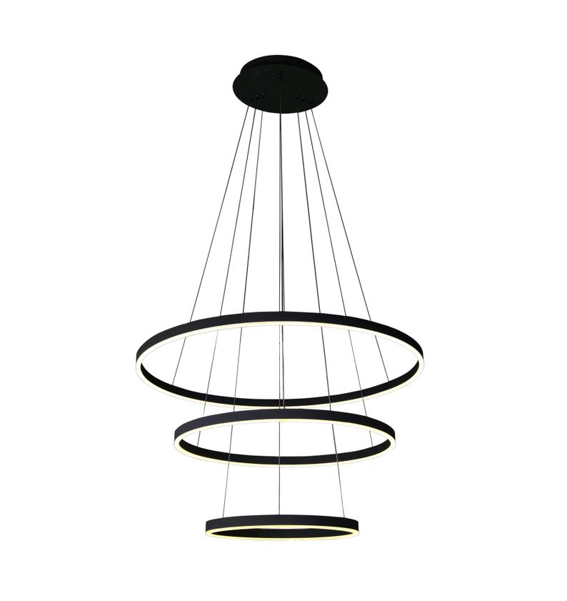 Изображение товара Подвесной светильник Kink Light 08223,19A с диммированием и LED, черный, 110W