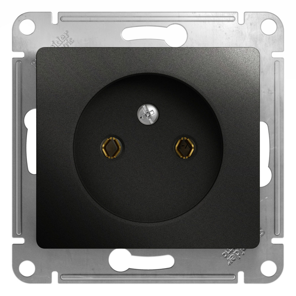 Изображение товара Systeme Electric Glossa Антрацит Розетка б/з, 16А