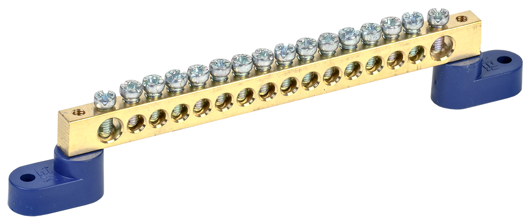 Изображение товара IEK Шина N ноль на двух угловых изол ШНИ-8х12-16-У2-С