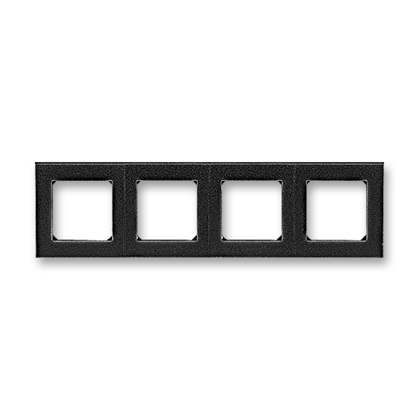 Изображение товара ABB EPJ Levit антрацит / дымчатый чёрный Рамка 4 поста