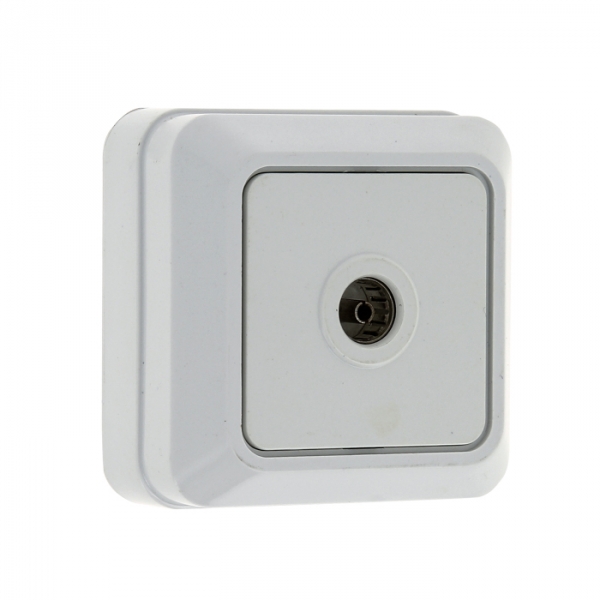 Изображение товара EKF Рим Розетка TV 1-мест. 75Ом 5-862МГц бел..