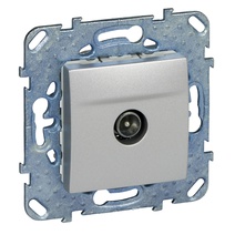 Изображение товара Schneider Electric Unica Top Алюминий Розетка TV проходная