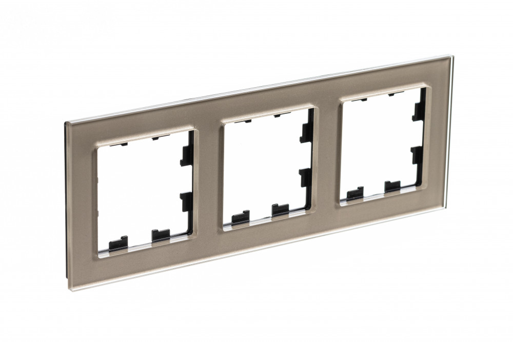 Изображение товара Systeme Electric AtlasDesign Nature Стекло шампань Рамка 3-ая