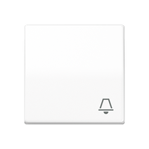 Изображение товара JUNG AS 500 Белая Клавиша для выключателя с символом "звонок"