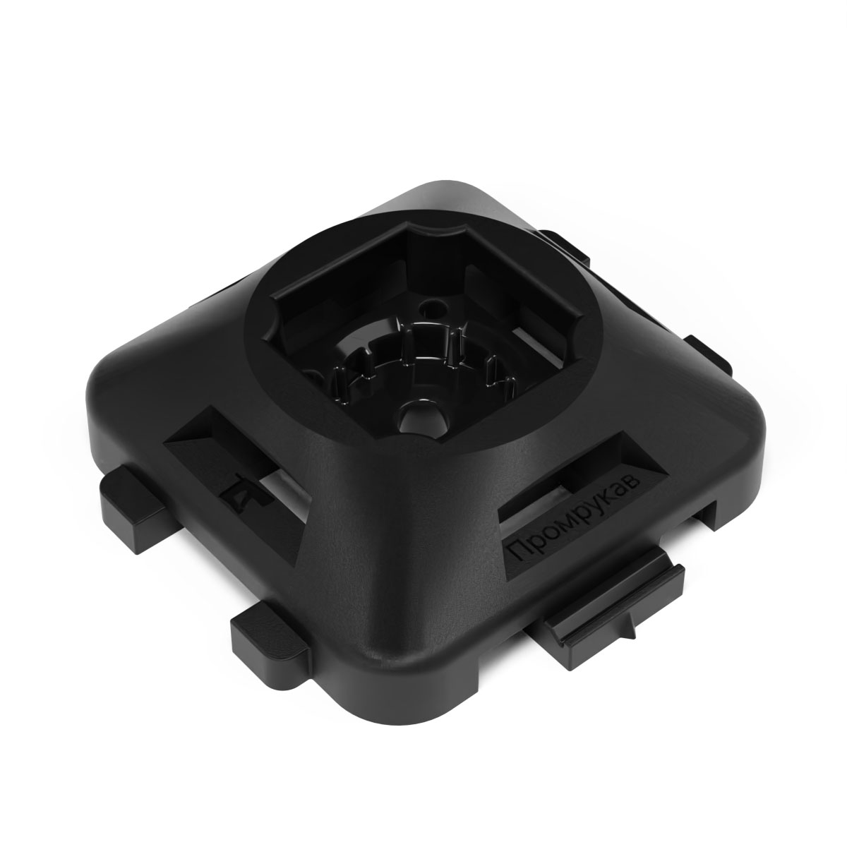 Изображение товара Промрукав  Площадка под стяжку усиленная для прямого монтажа черная (50шт/750шт уп/кор)