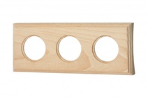 Изображение товара Рамка Bironi Лизетта Бук Натурэль 3-ая на бревно 200мм Изображение товара Рамка Bironi Лизетта Бук Натурэль 3-ая на бревно 200мм