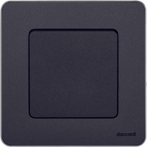 Изображение товара Legrand/Daccord INSPIRIA Антрацит Переключатель без фиксации (кнопка) с Н.О./Н.З. контактом 6 A - 250 В.