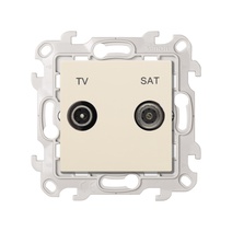 Изображение товара Simon 24 Слоновая кость Розетка TV-SAT одиночная