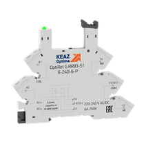 Изображение товара КЭАЗ Розетка для реле OptiRel G RR93-51-12-24U-6-P.