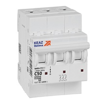 Изображение товара КЭАЗ OptiDin BM63 Автоматический выключатель 3P 50А C 4,5кА AC (BM63-3C50-4,5-УХЛ3).