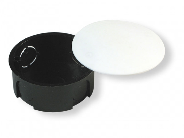 Изображение товара Hegel Коробка монтажная, разветвительная для сплошных стен круглая с крышкой,5 выводов, 70x30мм