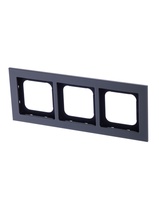 Изображение товара ABB Axcent металл/платина Рамка 3-постовая