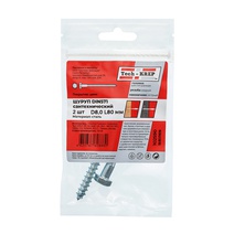 Изображение товара Tech-Krep Болт DIN 571 сантехнический оцинк 8х80 2 шт