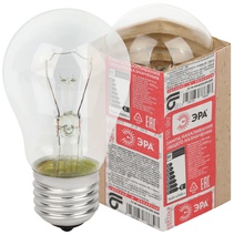 Изображение товара ЭРА Лампочка A50 75Вт Е27 / E27 230В груша прозрачная в гофре