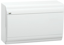 Изображение товара IEK PRIME Корпус пластиковый навесной ЩРН-П-12 белый/белая дверь IP41