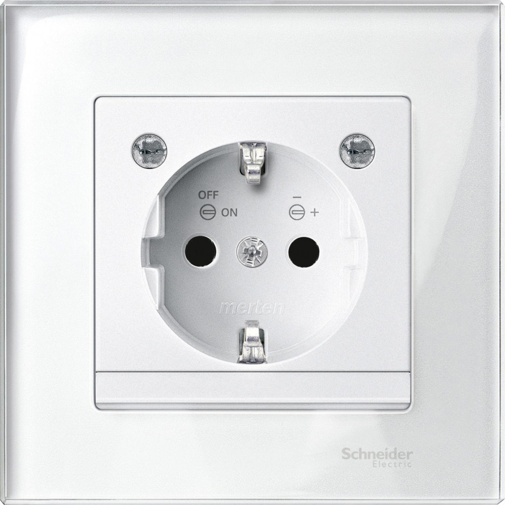 Изображение товара Schneider Electric Merten SM M-Elegance Стекло Белое Рамка 1-ая