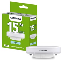 Изображение товара Лампа LED IEK GENERICA GX53 T80 15Вт 6500K