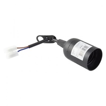 Изображение товара EKF PROxima Патрон Е27 подвесной с клеммной колодкой пластик черный.