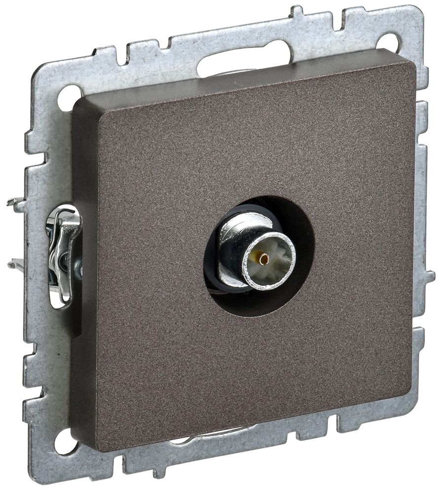 Изображение товара IEK BRITE BASE РТВ11-0-БрТБ бронза - розетка TV оконечная