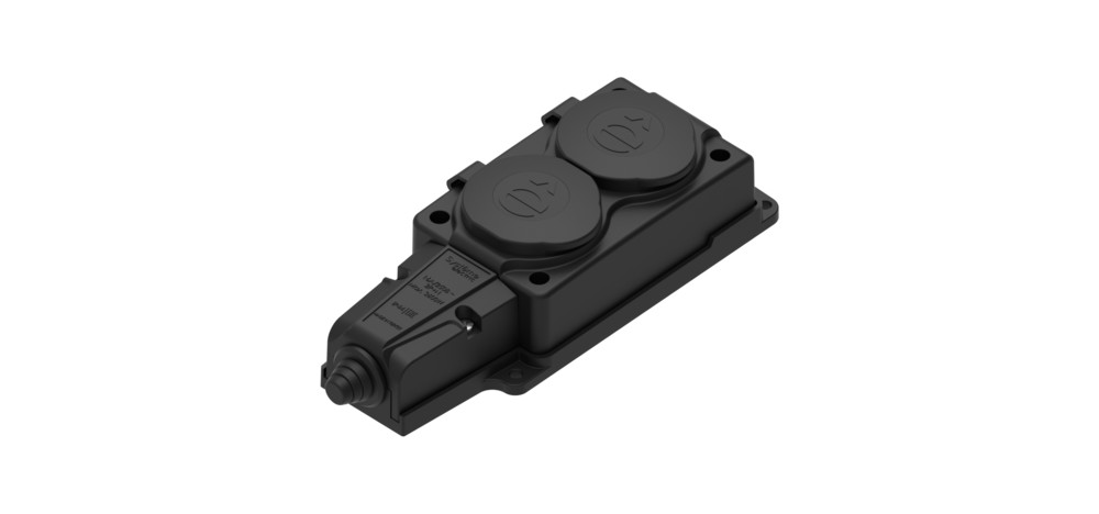 Изображение товара Колодка MultiSet 2E/2К+З IP44, 16 А, 250 В, черная