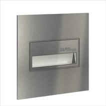 Изображение товара Zamel Светильник SONA Сталь/RGB в монт.коробку, с квадратной рамкой 14V DC с RGB диодами