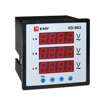 Изображение товара EKF PROxima VD-963 вольтметр 3-фазный панельный 96х96