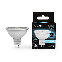 Изображение товара Gauss Лампа MR16 12V 5W 530lm 4100K GU5.3 LED