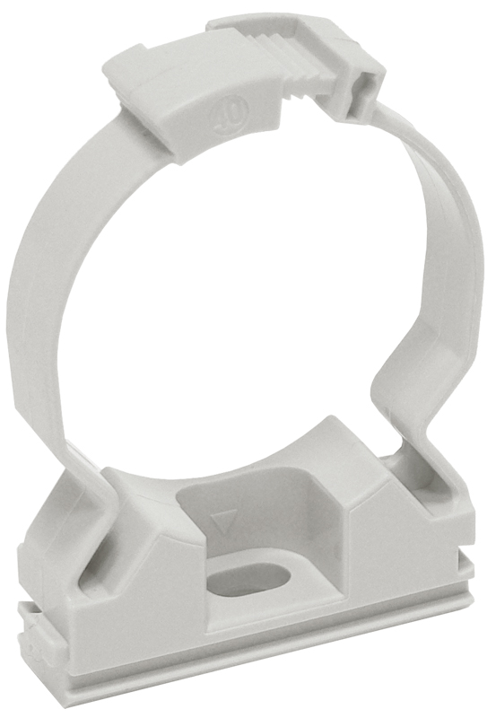 Изображение товара IEK ELASTA Хомутный держатель серый CFC20