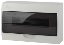 Изображение товара ЭРА Корпус пластиковый навесной SIMPLE ЩРН-П-15 IP41 прозрачная крышка белый