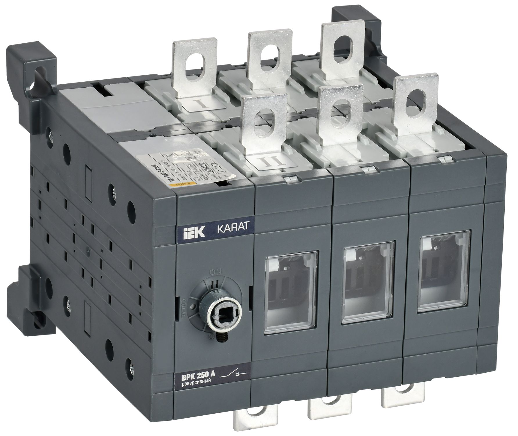 Изображение товара IEK KARAT Выкл-разъед. ВРК реверс. без рукоятки 3P 250А