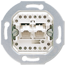 Изображение товара JUNG EcoProfi Мех Розетка ТЛФ 2-ая наклонная UAE