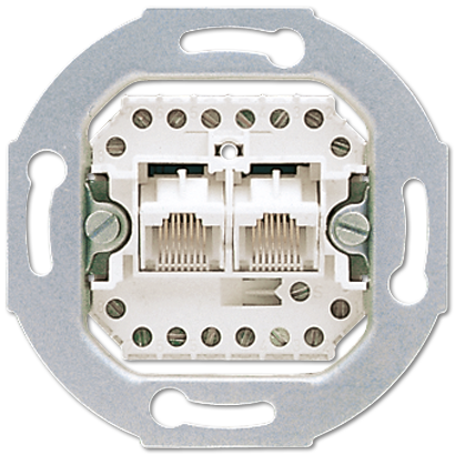 Изображение товара JUNG EcoProfi Мех Розетка ТЛФ 2-ая наклонная UAE