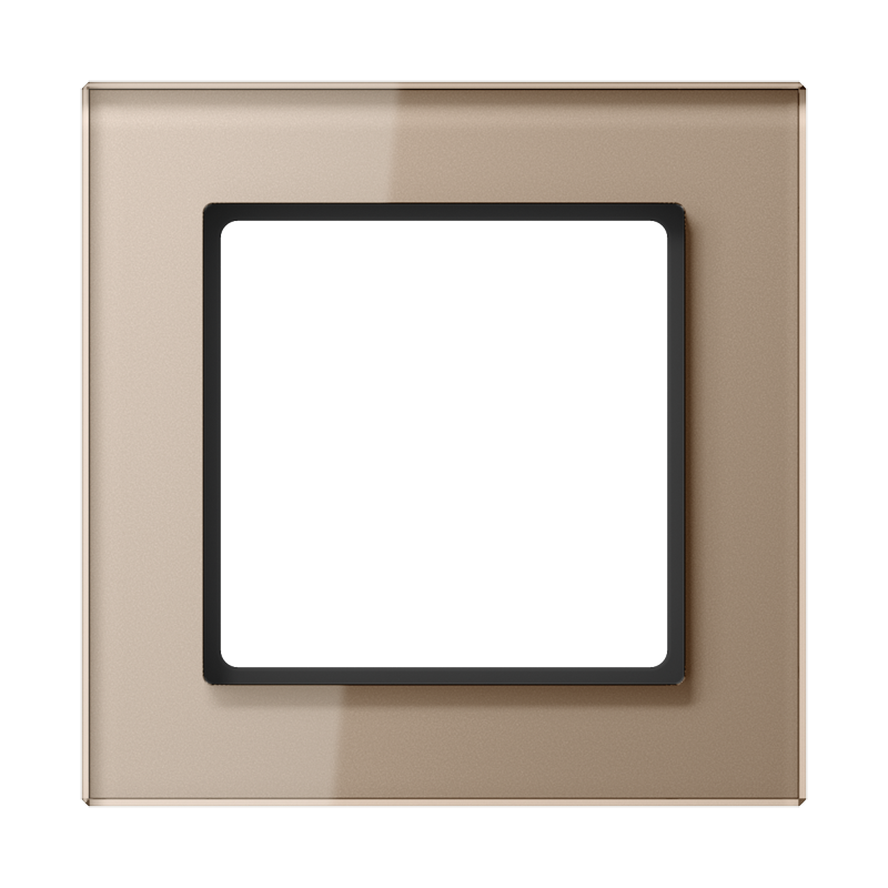 Изображение товара Рамка стеклянная JUNG A creation шампаневый 84х84 мм