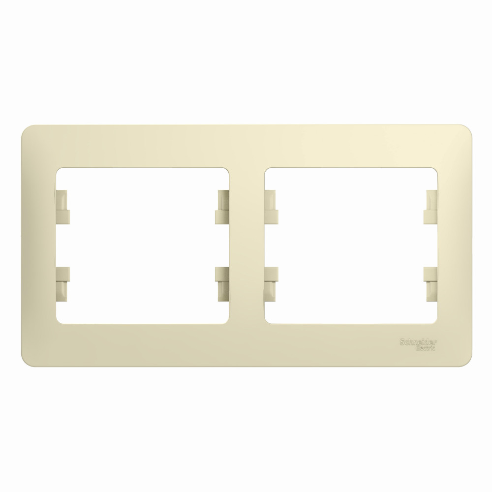 Изображение товара Systeme Electric Glossa Беж Рамка 2-ая, горизонтальная