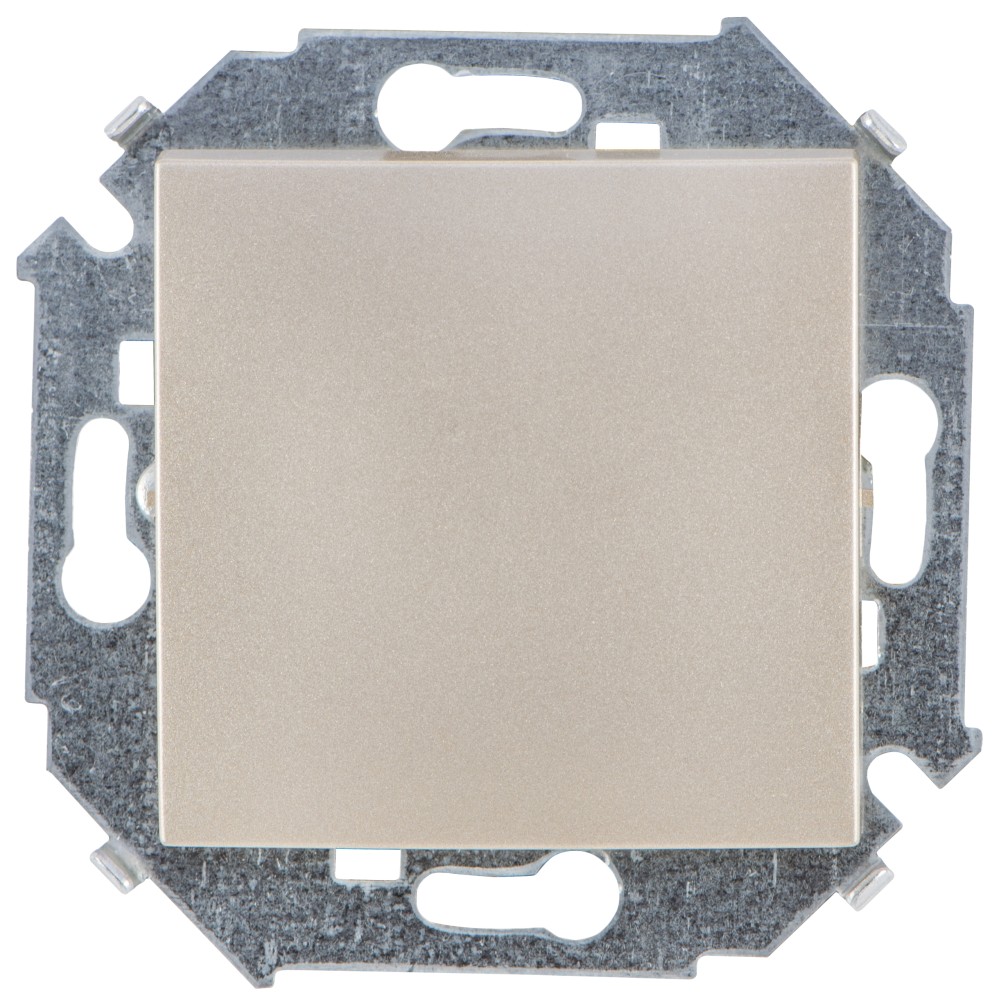 Изображение товара Simon 15 Шампань Выключатель 1-клавишный, 16А, 250В, винт.зажим