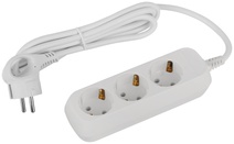 Изображение товара ЭРА Удлинитель электрический UDL-16-315-E Greenline 3 розетки с заземлением 1,5м ПВС 3x1мм2