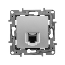 Изображение товара Legrand Etika Алюминий Розетка компьютерная RJ45, категория 5е UTP.