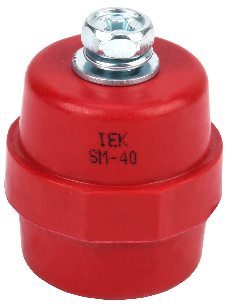 Изображение товара IEK Изолятор SM40 (М8) силовой с болтом