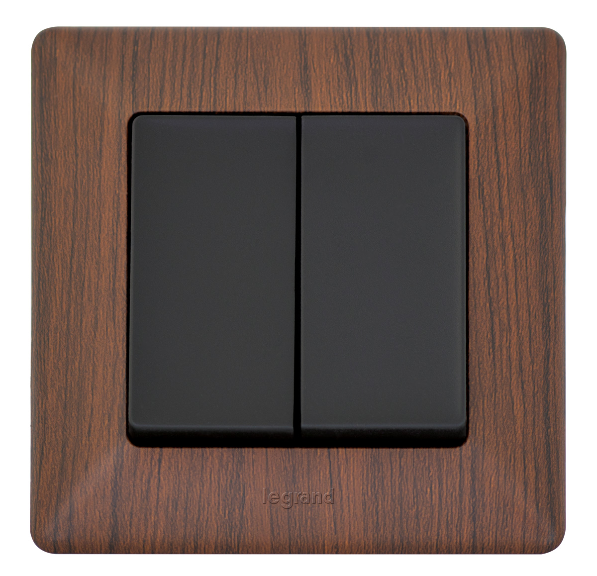 Изображение товара Выключатель Legrand Valena LIFE Антрацит двуклавишный 10А 250В