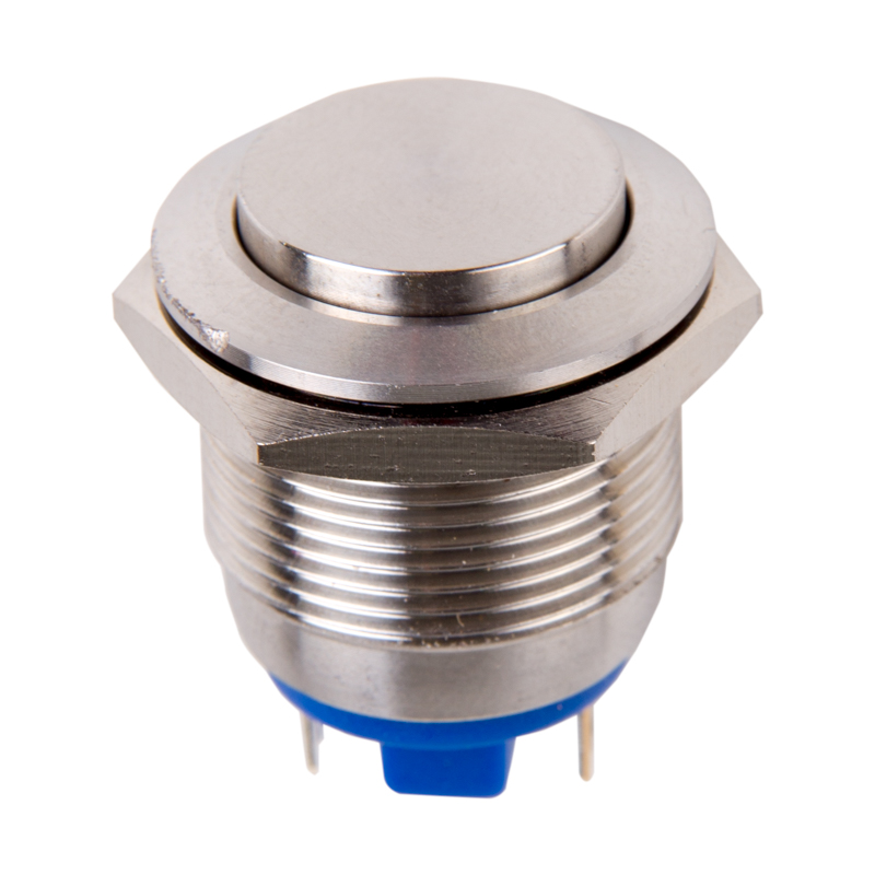 Изображение товара Кнопка антивандальная Ø19, OFF-(ON), IP65, 2A/250V, Rexant