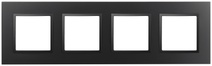 Изображение товара ЭРА Рамка для розеток и выключателей Elegance 14-5014-05 Classic, на 4 поста, антрацит