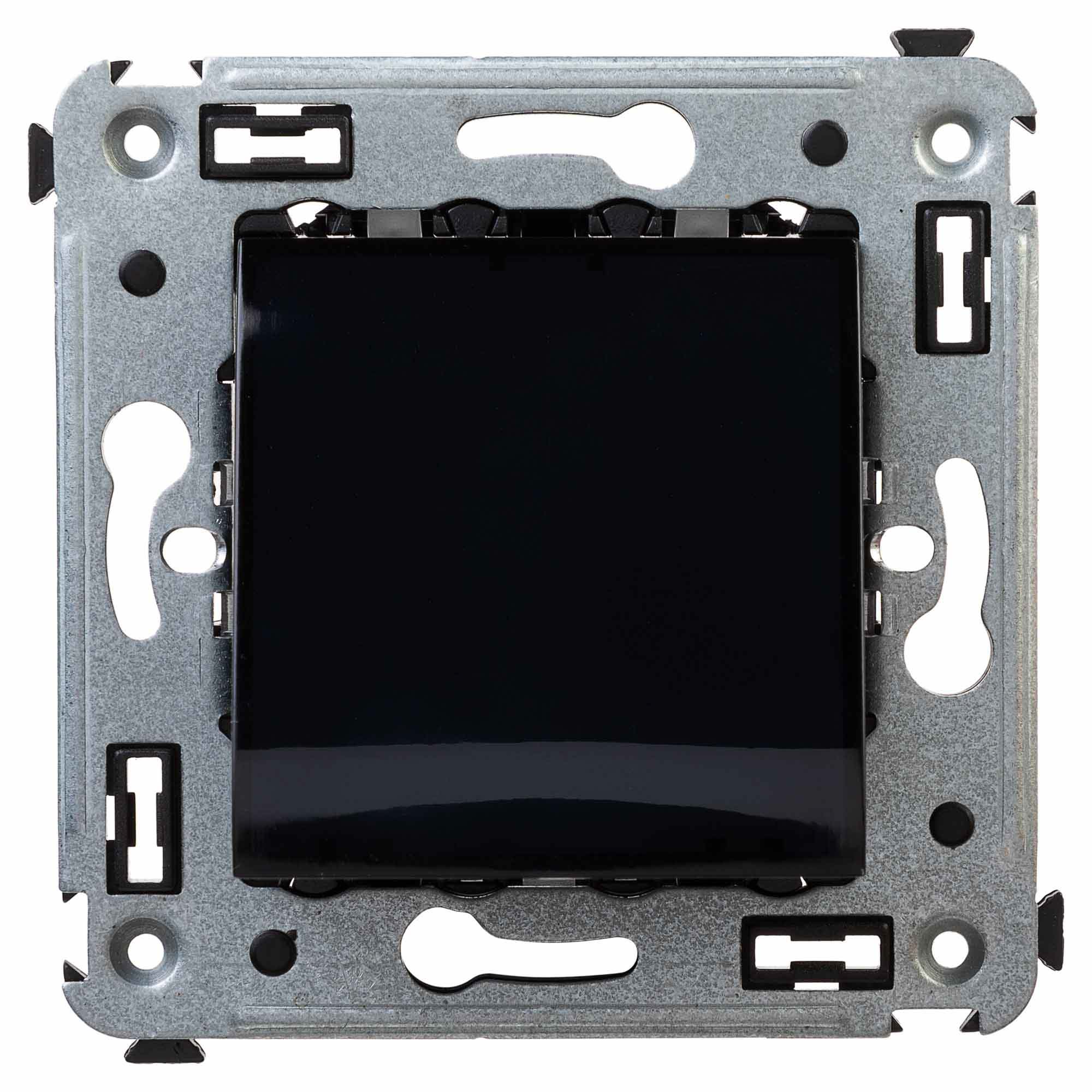 Изображение товара DKC Avanti Вывод кабеля из стены "Черный квадрат"