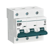 Изображение товара Dekraft Автоматический выключатель 3Р 100А х-ка С ВА-201 10кА