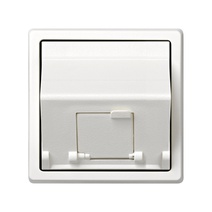 Изображение товара Simon 73 loft Белый Адаптер на 1 RJ45(12) 75528-, 75540-, 75541-, 75544-39, наклон