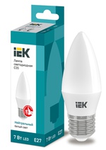 Изображение товара IEK Лампа светодиодная ECO C35 свеча 7Вт 230В 4000К E27